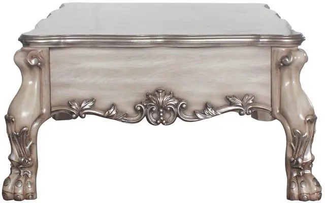Alt view image 4 of 6 - Dresden Vintage Bone White Finish Coffee Table