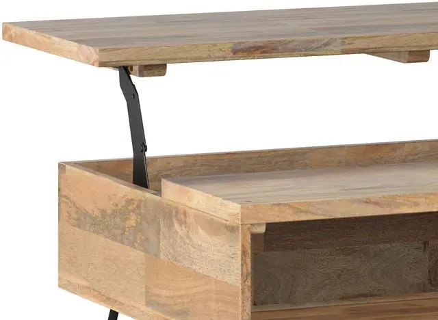 Alt view image 3 of 7 - Hunter - Small Lift Top Coffee Table - Natural