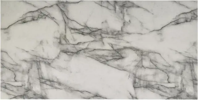 Alt view image 6 of 6 - Matilda 47" White Coffee Table with White Faux Marble Top