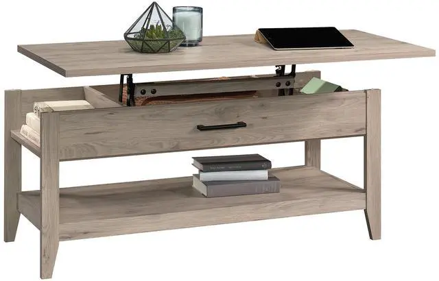 Main image of Lift-Top Coffee Table, Brown finish