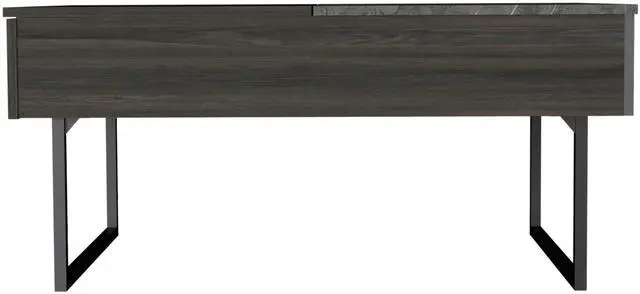 Alt view image 2 of 7 - Beyond Lift Top Coffee, Two Legs, One Drawer -Espresso / Onyx
