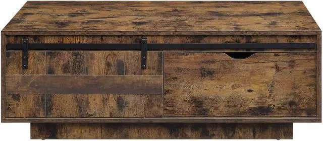 Main image of Bellarosa Rustic Oak Finish Coffee Table