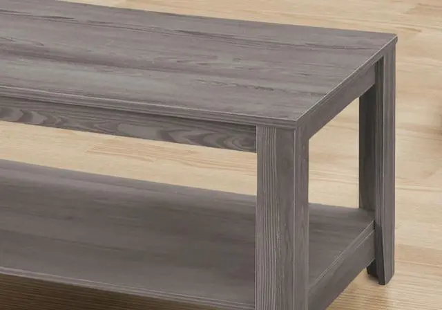 Alt view image 3 of 5 - Table Set, 3pcs Set, Coffee, End, Side, Accent, Living Room, Grey Laminate, Transitional