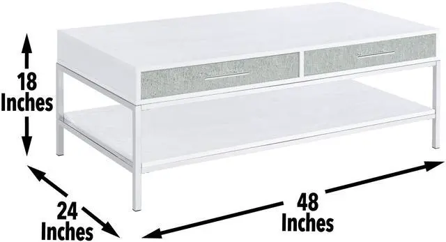 Alt view image 5 of 6 - Mirage - Coffee Table - White