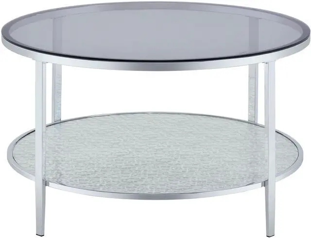 Main image of Frostine - Round Coffee Table - Silver