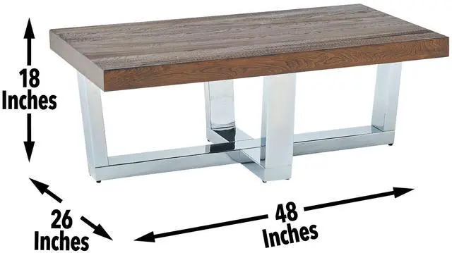 Alt view image 2 of 2 - Laredo - Coffee Table - Brown