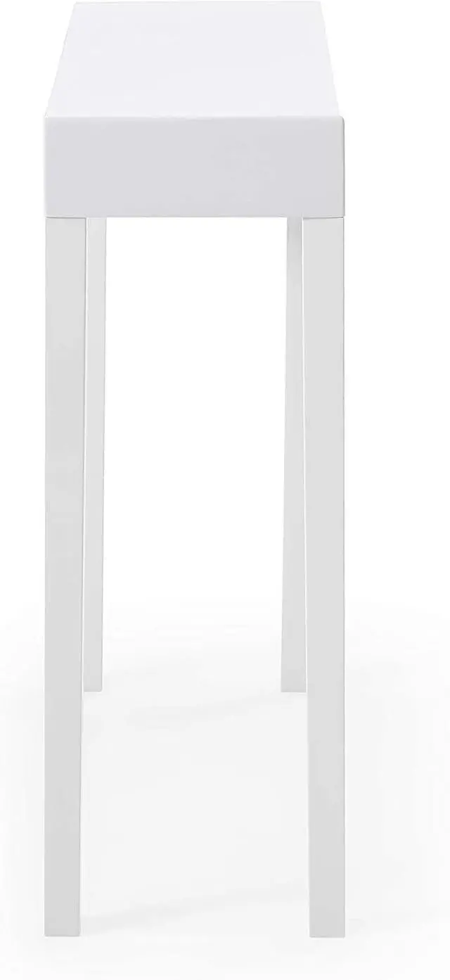 Alt view image 4 of 6 - Modern Amy Console Table, Sofa Table, White