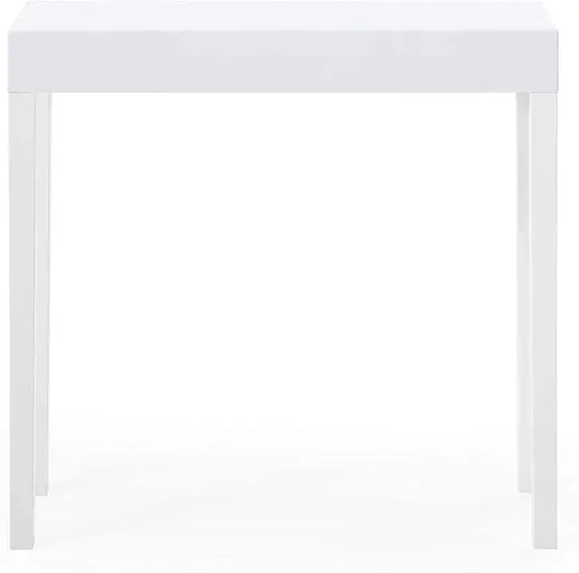 Alt view image 3 of 6 - Modern Amy Console Table, Sofa Table, White