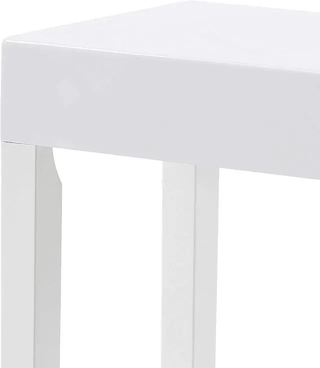 Alt view image 6 of 6 - Modern Amy Console Table, Sofa Table, White