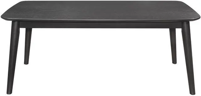 Alt view image 4 of 7 - Bivens Black 3-piece Rectangular Coffee Table Set