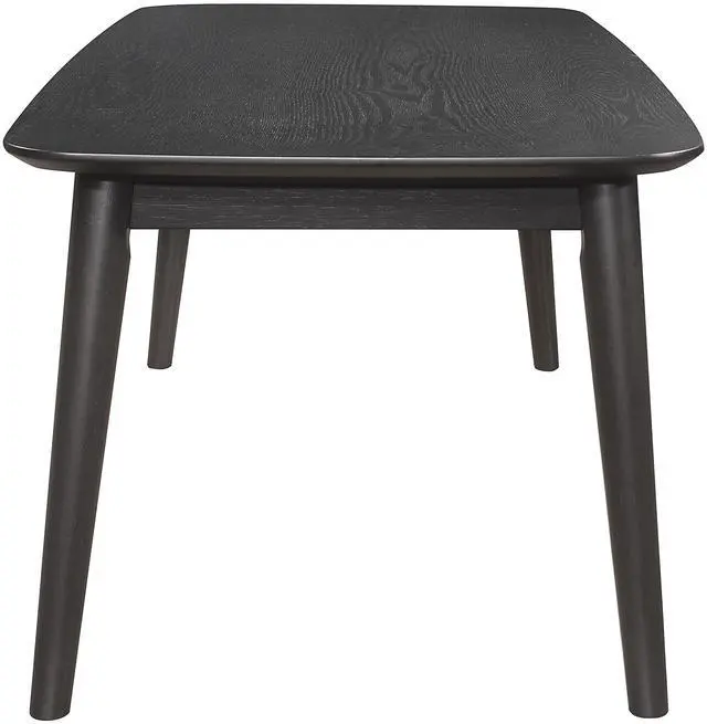 Alt view image 7 of 7 - Bivens Black 3-piece Rectangular Coffee Table Set