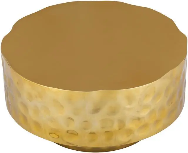 Alt view image 5 of 6 - CT-90-25-30 Modern Style Coffee Table made with Metal in Gold