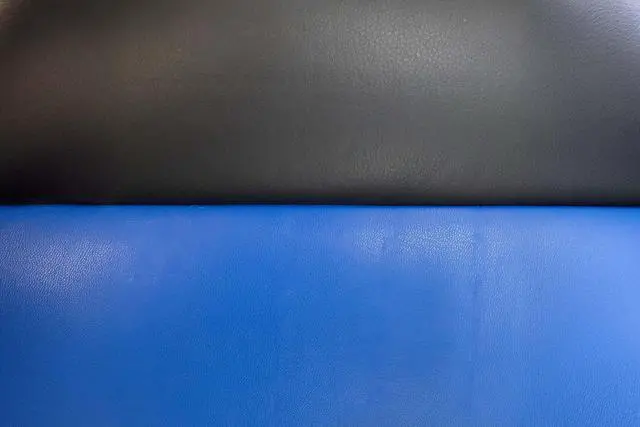 Alt view image 5 of 7 - Gaming Office Chair Blue And Black Faux Leather 1pc Chairs Casters Plush Padded Chair w Arms Comfortable Modern Stylish