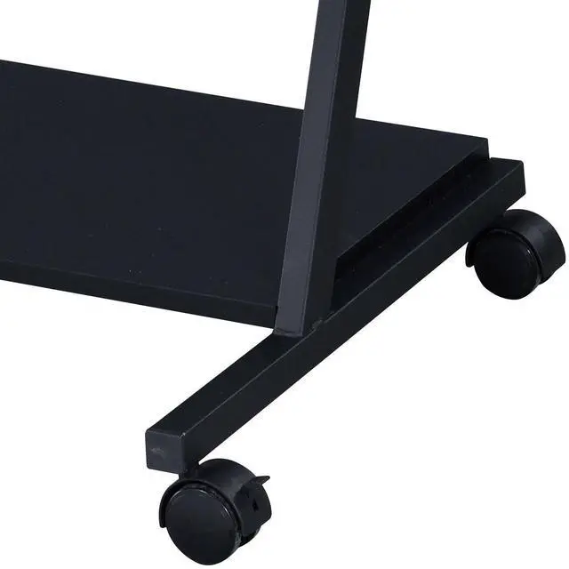 Alt view image 3 of 6 - Black Gaming Desk with Keyboard Tray