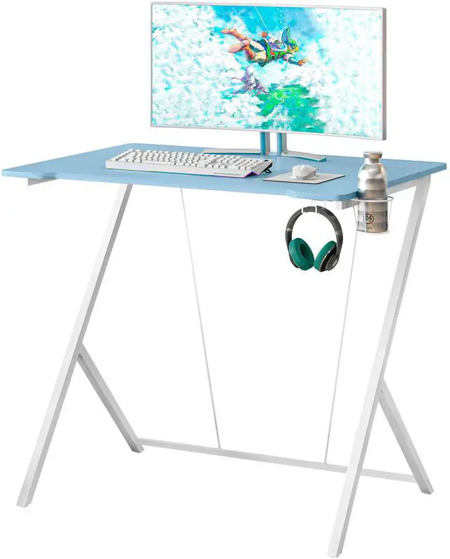 Alt view image 2 of 7 - Techni Mobili Kids Gaming Desk, Blue