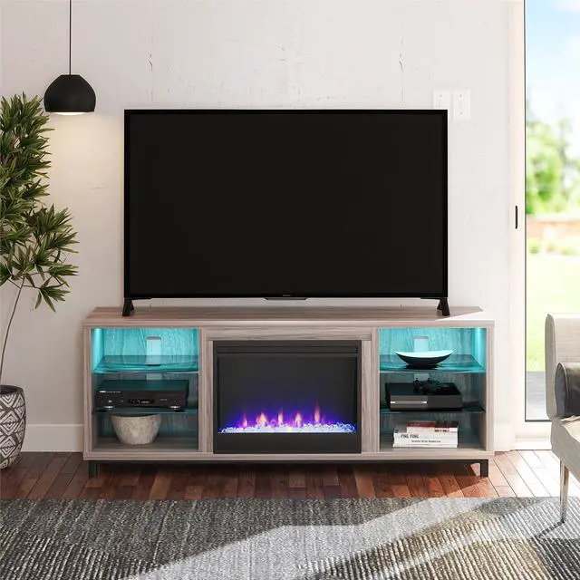 Main image of Lumina Deluxe Fireplace TV Stand for TVs up to 70"