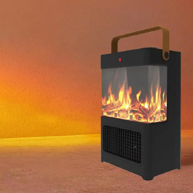 Main image of Electric Fireplace Heater for Indoor Use, 1500W Space Heater Fireplace with 3D LED Flame, Double Safety Protection, Portable Fireplace Heater for Home Office Christmas Decoration