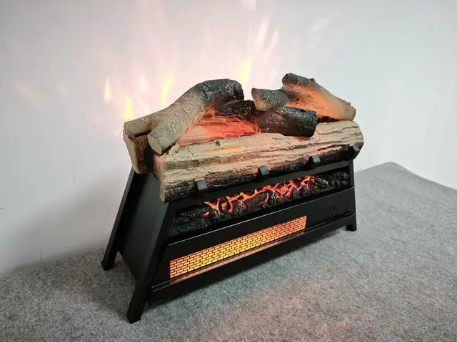 Alt view image 3 of 7 - 23 inch Electric Fireplace  3D Log set insert, Infrared Fireplace Heater for Indoor