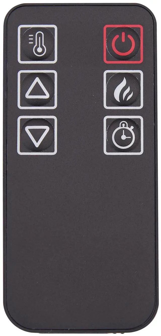 Alt view image 6 of 7 - Electric Fireplace Insert 23" 1400W 120V ,Equipped with remote control, ultra thin heater with log set & realistic flame - BLACK