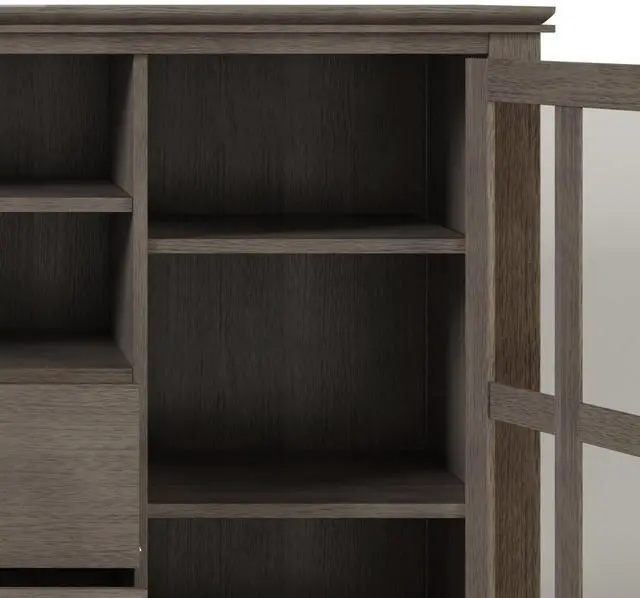 Alt view image 2 of 5 - Artisan - Tall TV Media Stand - Farmhouse Grey