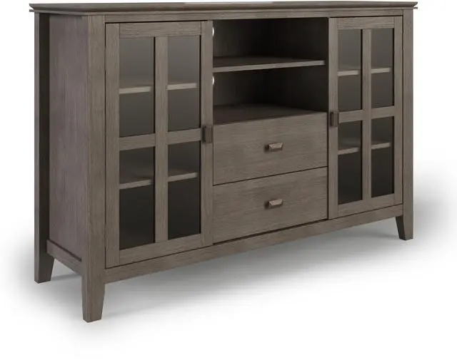 Main image of Artisan - Tall TV Media Stand - Farmhouse Grey