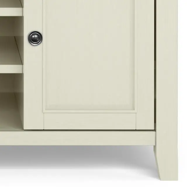 Alt view image 5 of 7 - Amherst 54 inch Solid Wood TV Media Stand in Antique White