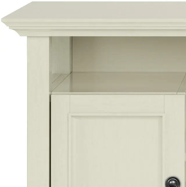 Alt view image 7 of 7 - Amherst 54 inch Solid Wood TV Media Stand in Antique White