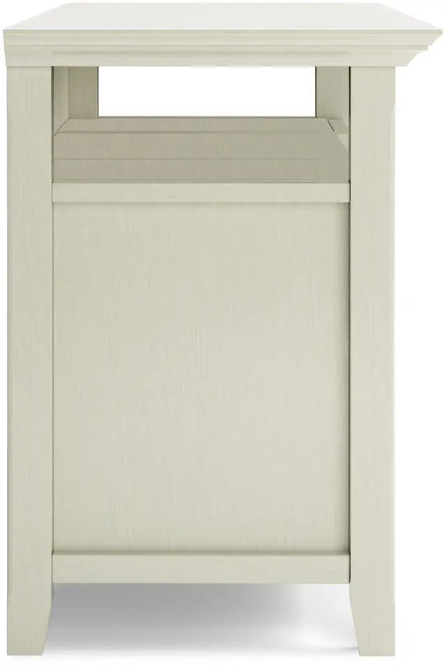 Alt view image 3 of 7 - Amherst 54 inch Solid Wood TV Media Stand in Antique White