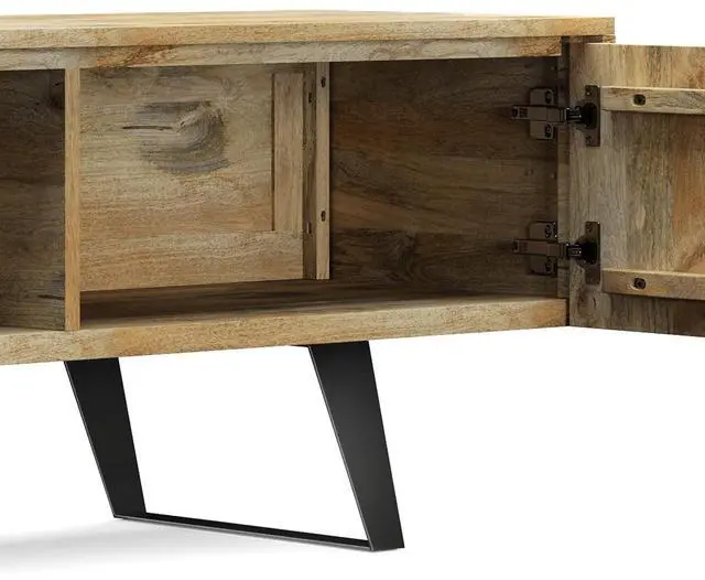 Alt view image 4 of 7 - Lowry - 72" TV Media Stand - Natural