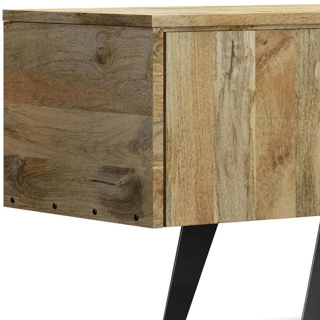 Alt view image 2 of 7 - Lowry - 72" TV Media Stand - Natural