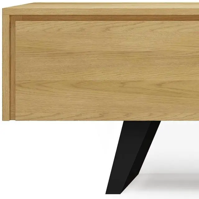 Alt view image 6 of 7 - Lowry - 72" TV Media Stand - Oak