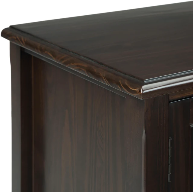 Alt view image 3 of 6 - Burlington - 72" TV Media Stand - Mahogany Brown