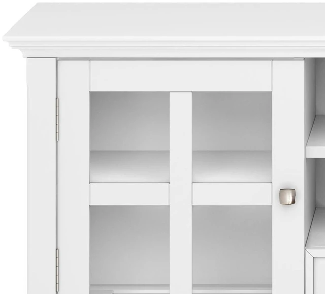 Alt view image 5 of 7 - Acadian - 60" TV Media Stand - White