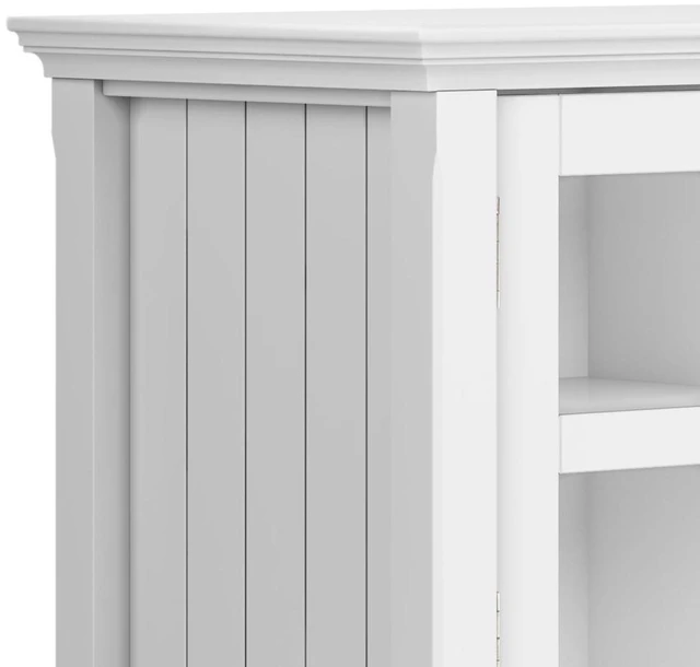 Alt view image 2 of 7 - Acadian - 60" TV Media Stand - White