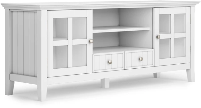 Main image of Acadian - 60" TV Media Stand - White