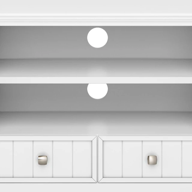 Alt view image 7 of 7 - Acadian - 60" TV Media Stand - White