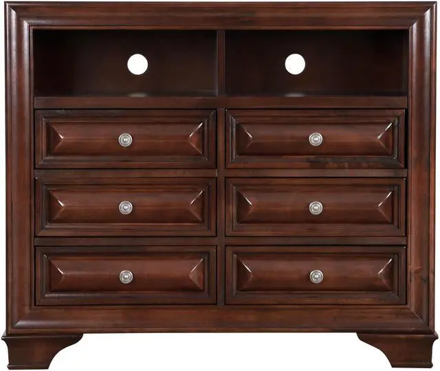 Alt view image 4 of 6 - LaVita G8875-TV TV Media Chest , Cappuccino