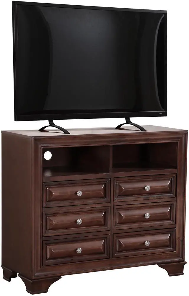 Alt view image 2 of 6 - LaVita G8875-TV TV Media Chest , Cappuccino