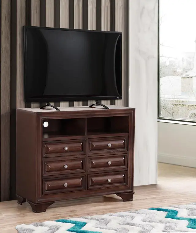 Main image of LaVita G8875-TV TV Media Chest , Cappuccino