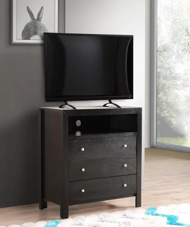 Main image of Burlington G2450-TV Media Chest , Black
