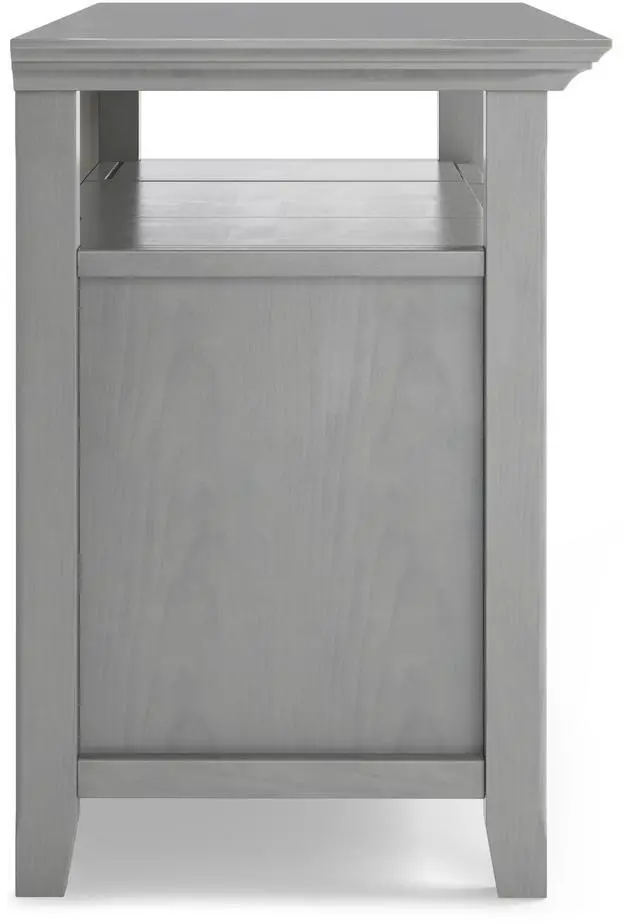 Alt view image 3 of 7 - Amherst 54 inch Solid Wood TV Media Stand in Fog Grey