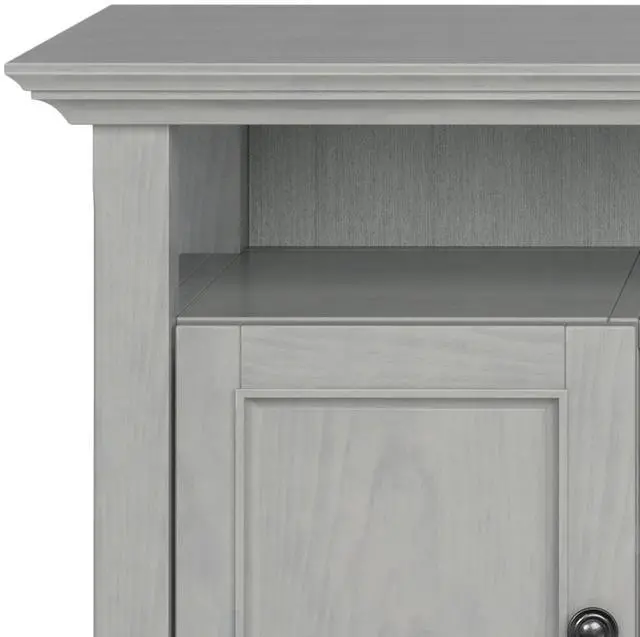 Alt view image 7 of 7 - Amherst 54 inch Solid Wood TV Media Stand in Fog Grey