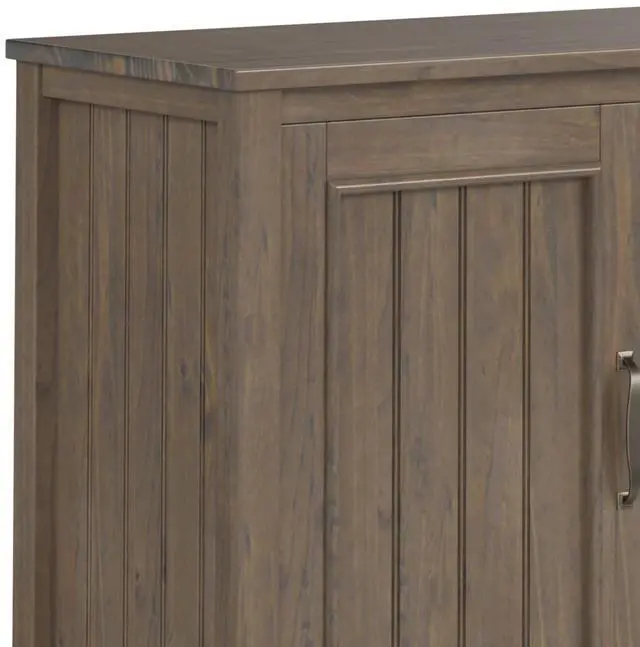 Alt view image 2 of 7 - Lev - TV Media Stand - Smoky Brown