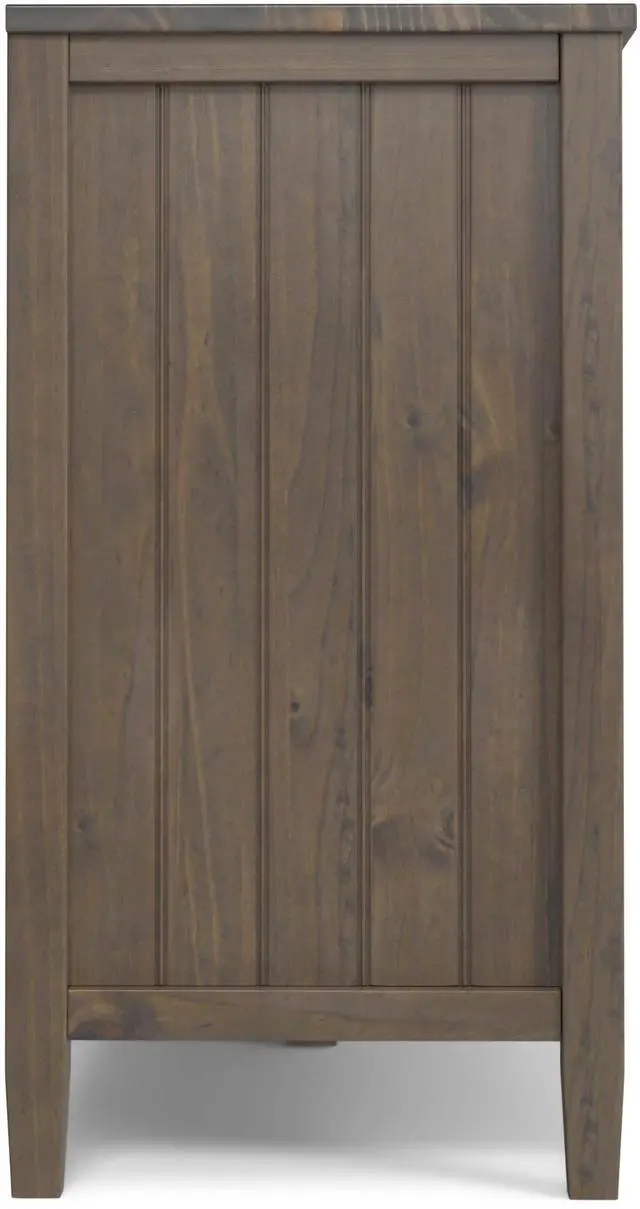 Alt view image 3 of 7 - Lev - TV Media Stand - Smoky Brown