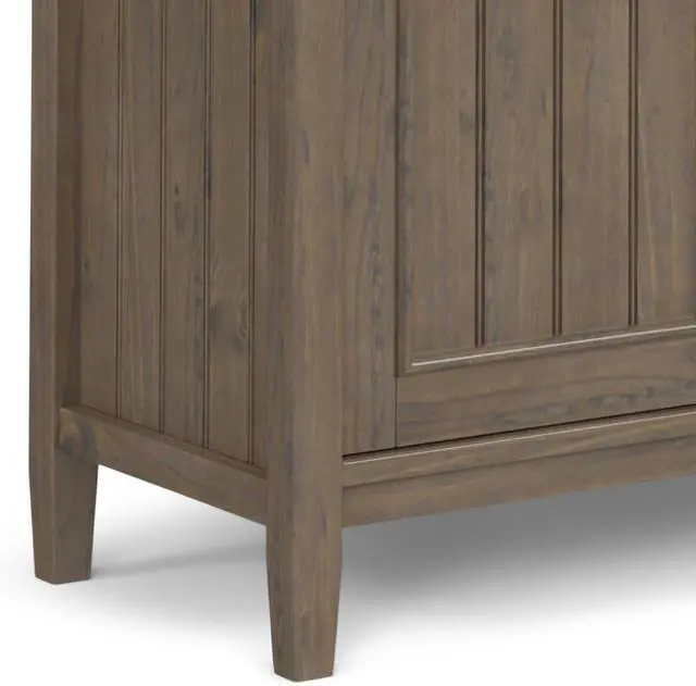 Alt view image 7 of 7 - Lev - TV Media Stand - Smoky Brown