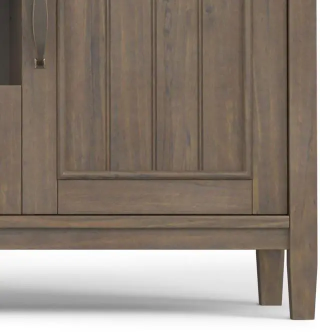 Alt view image 5 of 7 - Lev - TV Media Stand - Smoky Brown