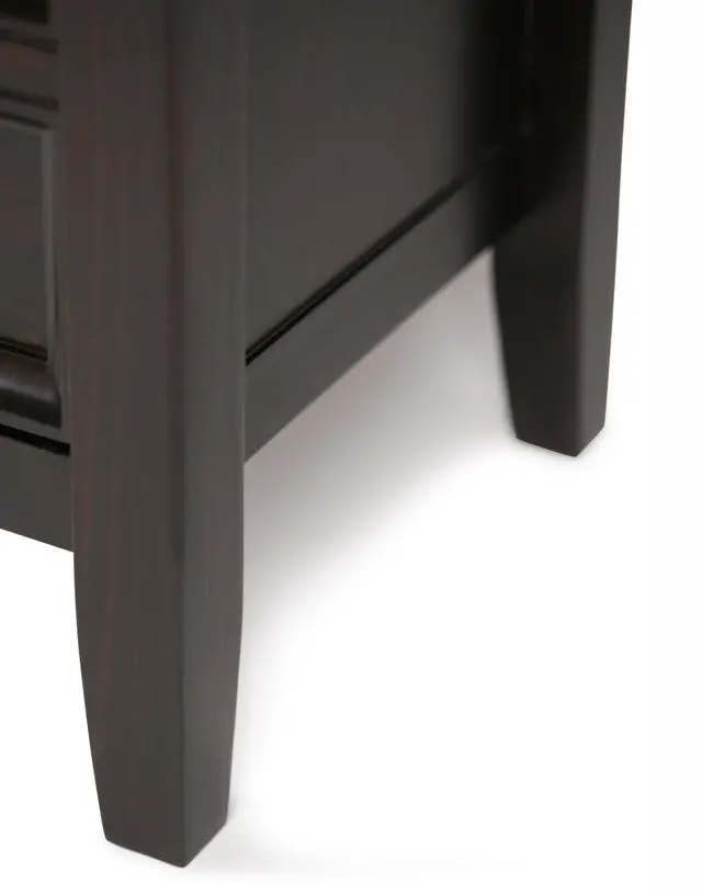 Alt view image 6 of 7 - Amherst 54 inch Solid Wood TV Media Stand in Hickory Brown