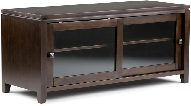Main image of Cosmopolitan - TV Media Stand - Mahogany Brown