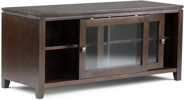 Alt view image 7 of 7 - Cosmopolitan - TV Media Stand - Mahogany Brown