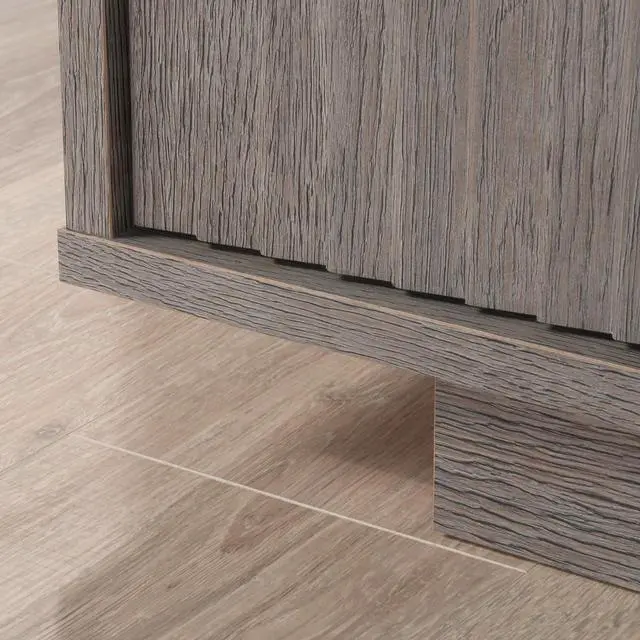 Alt view image 5 of 7 - Credenza, For TVs up to 65", Brown finish